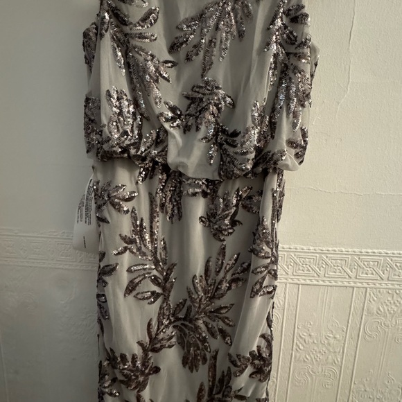 JS Collections Women's Jacqueline Blouson Midi Dress Size 2 - Picture 7 of 9